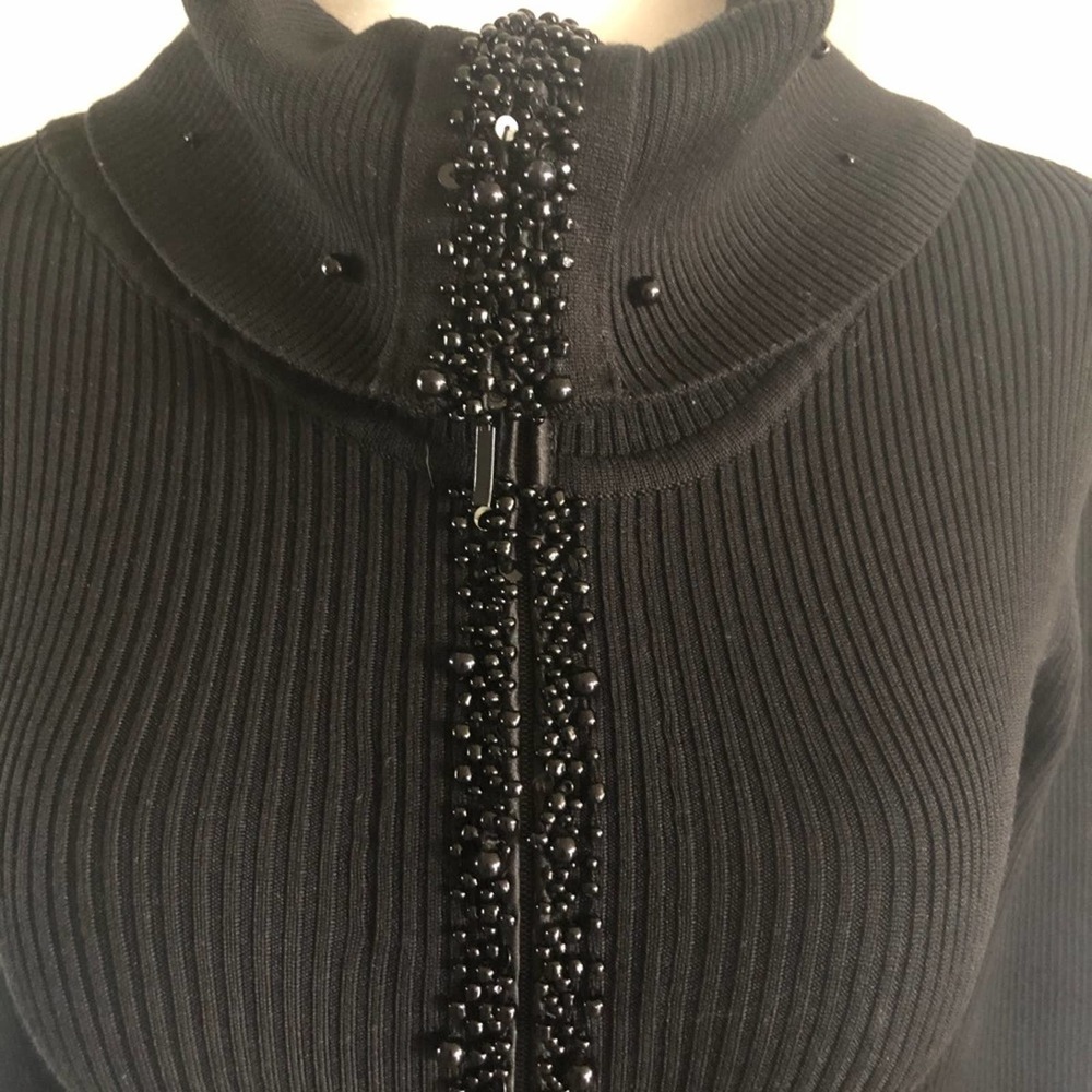 D&Y Evening Bead Embellished Sweater Sz Small